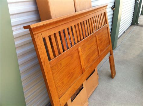 Queen/Full Solid Oak Headboard - $25 | Oklahoma Shooters