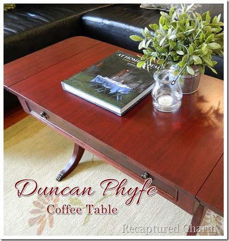 Recaptured Charm: Duncan Phyfe Drop Leaf Table