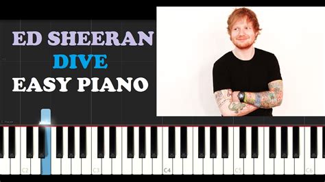 Ed Sheeran - Dive (EASY Piano Tutorial) Chords - Chordify