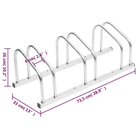 Cheap Bike Rack for 3 Bikes Galvanised Steel for Sale Australia | AUSMega