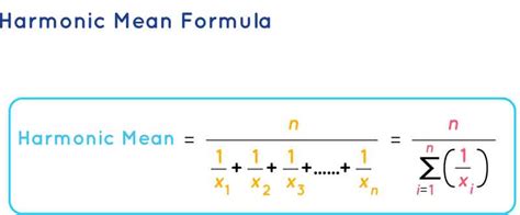 HARMONIC MEAN FORMULA - TRUNG TÂM GIA SƯ TÂM TÀI ĐỨC - HOTLINE: 091 6265 673