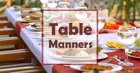 Table Manners