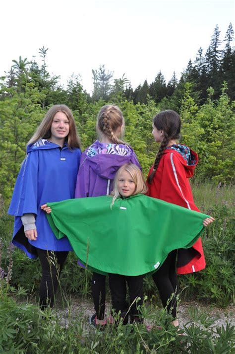 Green Rain Poncho for Kids - Etsy