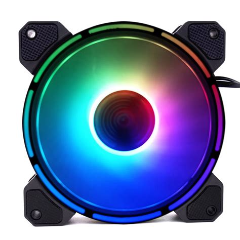 COOLMOON F-GL2 Computer Case PC Cooling Fan RGB Adjust 120mm Quiet + IR RemoH9V7 | eBay