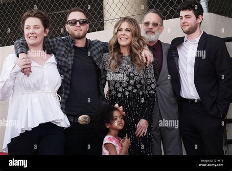 Los Angeles, USA. 29th Mar, 2019. Rita Wilson Star 139 and family Rita ...