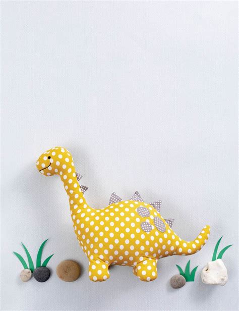 Dinky Dinosaur Toy Sewing Pattern Download - Etsy