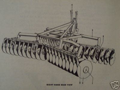 Massey Ferguson 68 Disc Harrow Parts Manual - 1961 - Manuals & Literature