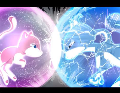 Mew vs Mewtwo by GamblingFoxinaHat on DeviantArt