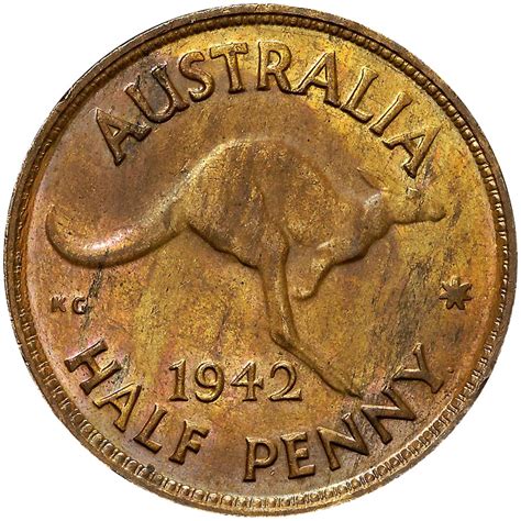 Old Australian Coin m King George VI Penny Australia 1941 Australia ...