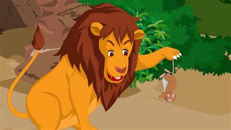 The Lion and the Mouse Story | English kids story | Kidklub - YouTube