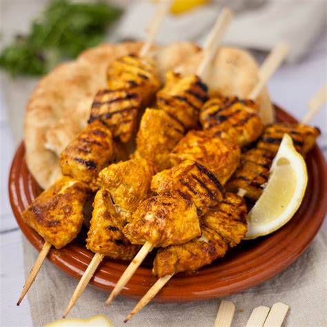 Smoky chicken tikka skewers | Recipe | Chicken skewers, Skewer recipes, Chicken skewer recipe