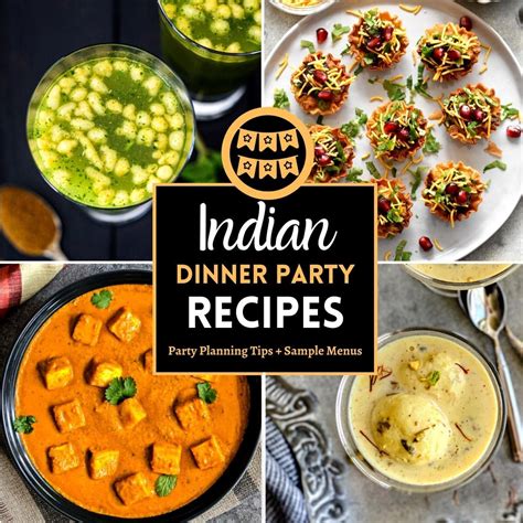 Indian Dinner Party Menu with Sample Menus - Spice Cravings