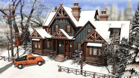 Rustic Familiar House – NO CC Sims 4 Mod - ModsHost