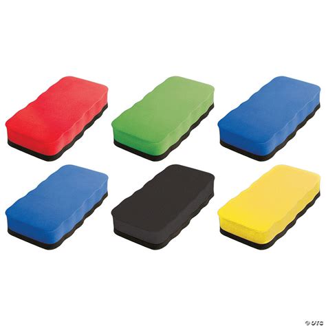 Magnetic Whiteboard Eraser, Pack of 6 | Oriental Trading