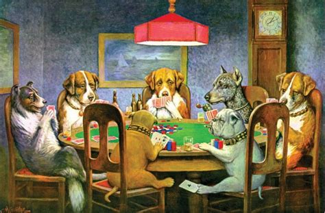 Pin by Bonnie Duke on GAMES PEOPLE PLAY | Dogs playing poker, Most ...