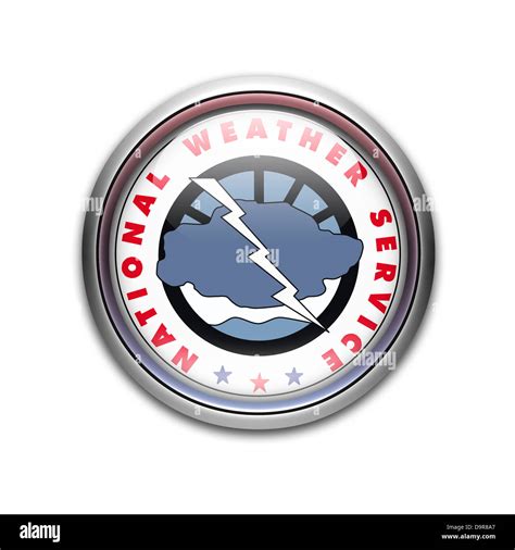 National Weather Service logo symbol icon flag Stock Photo - Alamy