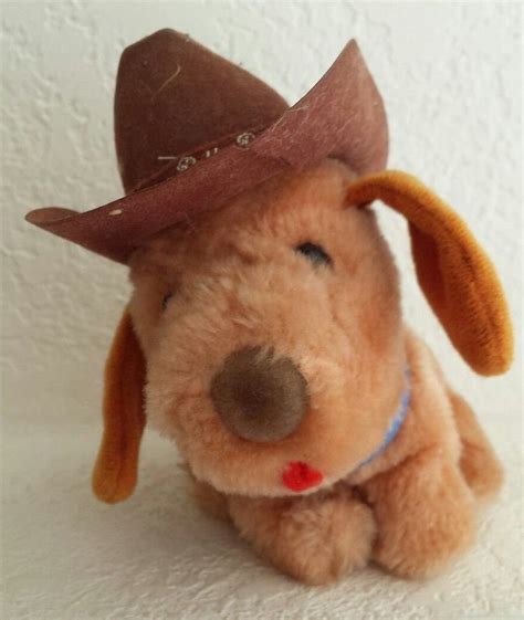 Plush Dakin Billy Bob Cowboy Dog Plush 5 1/4" Vintage