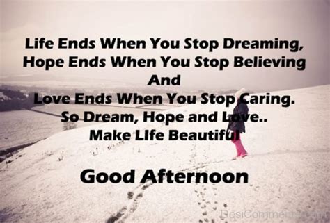 Life Ends When You Stop Dreaming - Desi Comments