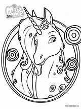 Mia And Me Coloring Pages sketch template