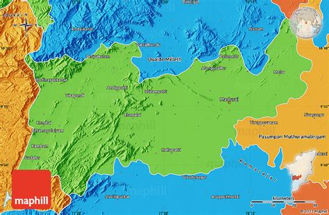 Political Map of Madurai