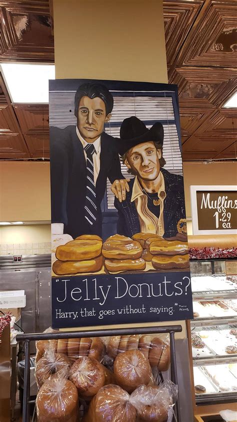 Jelly donuts? Spotted this great Twin Peaks art in a grocery store in ...