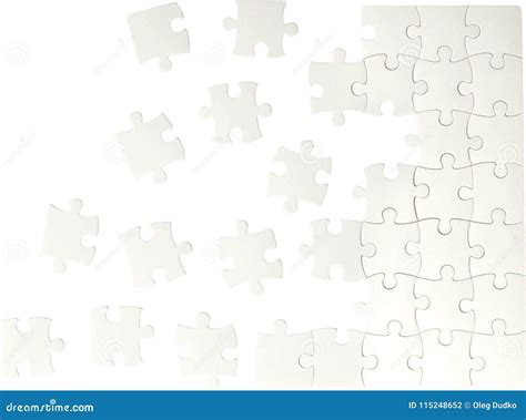 Puzzle - Isolated stock photo. Image of connection, puzzle - 115248652