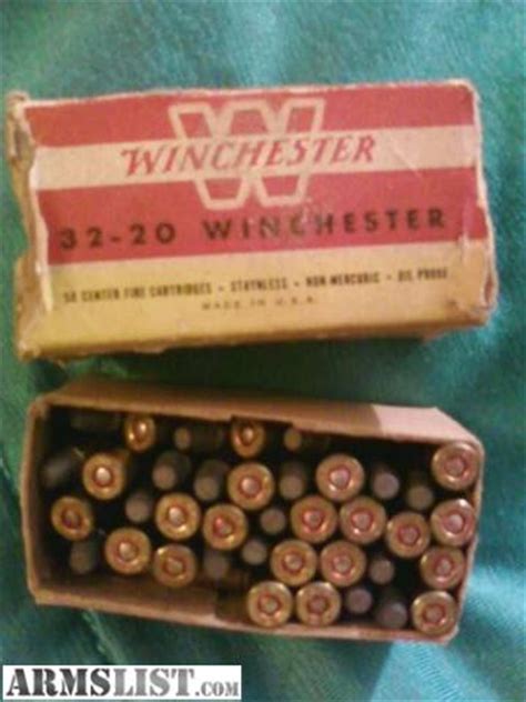 ARMSLIST - For Sale: 32-20 winchester ammo