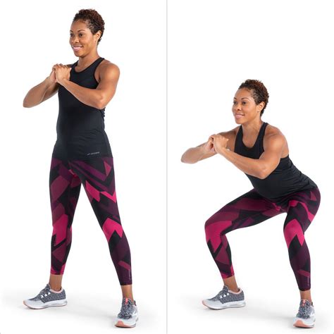 Air Squat | 10-Minute Leg Workout | 4 Exercises | POPSUGAR Fitness Photo 3