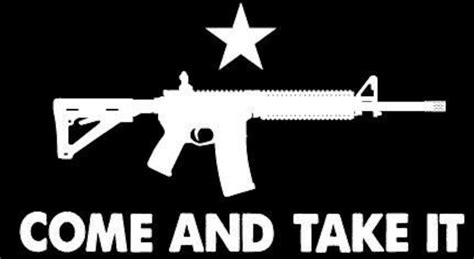 Come and take it flag bumper sticker vinyl car window decal | Etsy