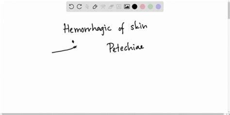 SOLVED:Which of the following are minute hemorrhagic skin lesions? a. petechiae b. interleukins ...