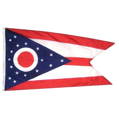 Annin Flagmakers 4 ft. x 6 ft. Ohio State Flag-144270 - The Home Depot