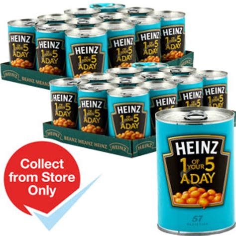 Heinz Baked Beans in Tomato Sauce (Case of 24 Tins) | Home Bargains