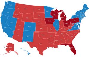 Map Of States Donald Trump Won - Cape May County Map