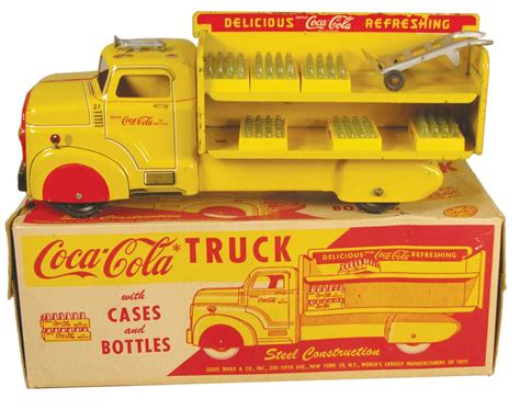 Marx Toys Toy Truck, Coca Cola Truck in original box