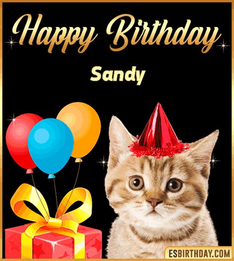 Happy Birthday Sandy GIF 🎂 Images Animated Wishes【28 GiFs】