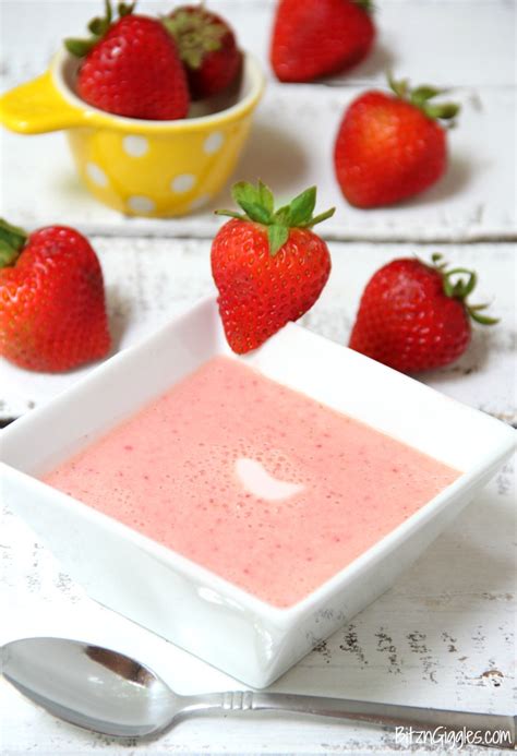 Easy Strawberry Soup - Bitz & Giggles