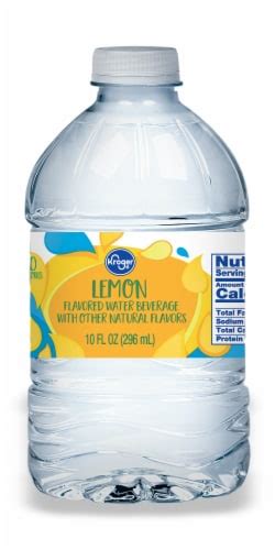 Kroger® Lemon Flavored Bottled Water, 15 bottles / 10 fl oz - Kroger