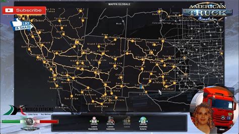 American Truck Simulator Map With All Dlc - Wisconsin State Parks Map