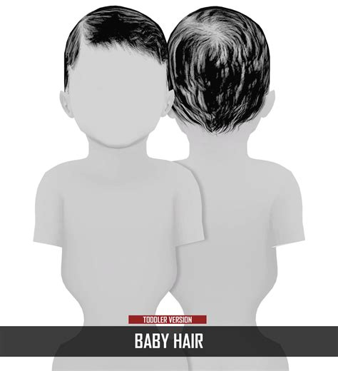 BABY HAIR - TS2 TO TS4 | REDHEADSIMS - CC | Sims baby, Sims 4 children ...