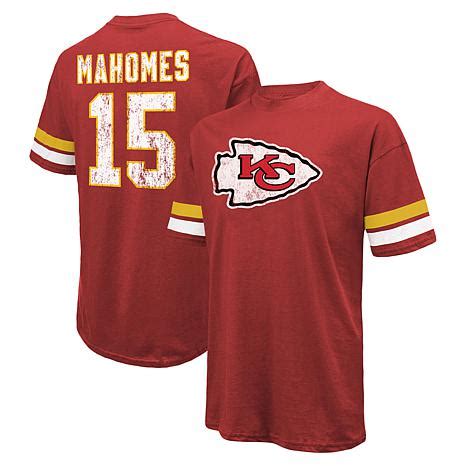 Men's Majestic Threads Patrick Mahomes Red Kansas City Chiefs Name ...