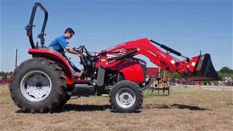 Massey Ferguson 2706E tractor with loader HD demo video - YouTube