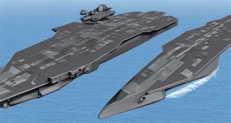 Futuristic Aircraft Carrier