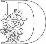 Floral alphabet letter coloring Book For Kids Vector Illustration Of  sketch template