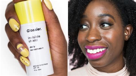 The Glossier Invisible Shield Was Practically Made for Women of Color ...