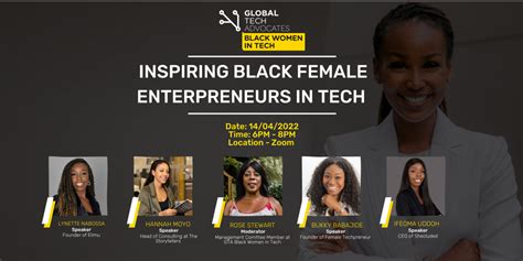 Inspirational Black female Entrepreneurs in Tech - Black Women in Tech