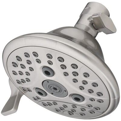 Jacuzzi Brushed Nickel 6-Spray Shower Head at Lowes.com