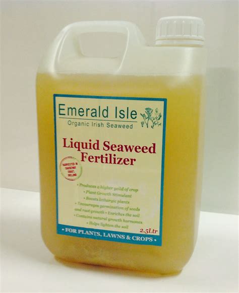 Liquid Seaweed Fertilizer & Garden Meal – Organic Irish Seaweed – Emerald Isle