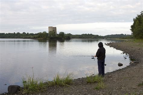 Clough Oughter Castle is a ruined circular castle, situated on a small Island