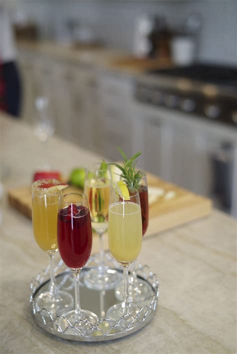 Holiday Champagne Cocktails champagne cocktail recipes, holiday drinks, happy hour Holiday ...