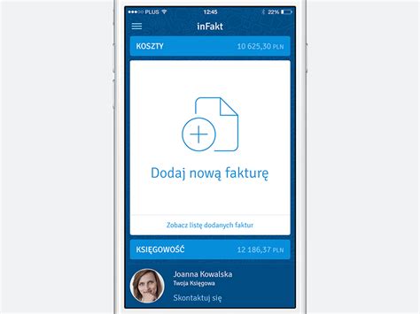 inFakt mobile app by Maciej Jarosz for inFakt on Dribbble